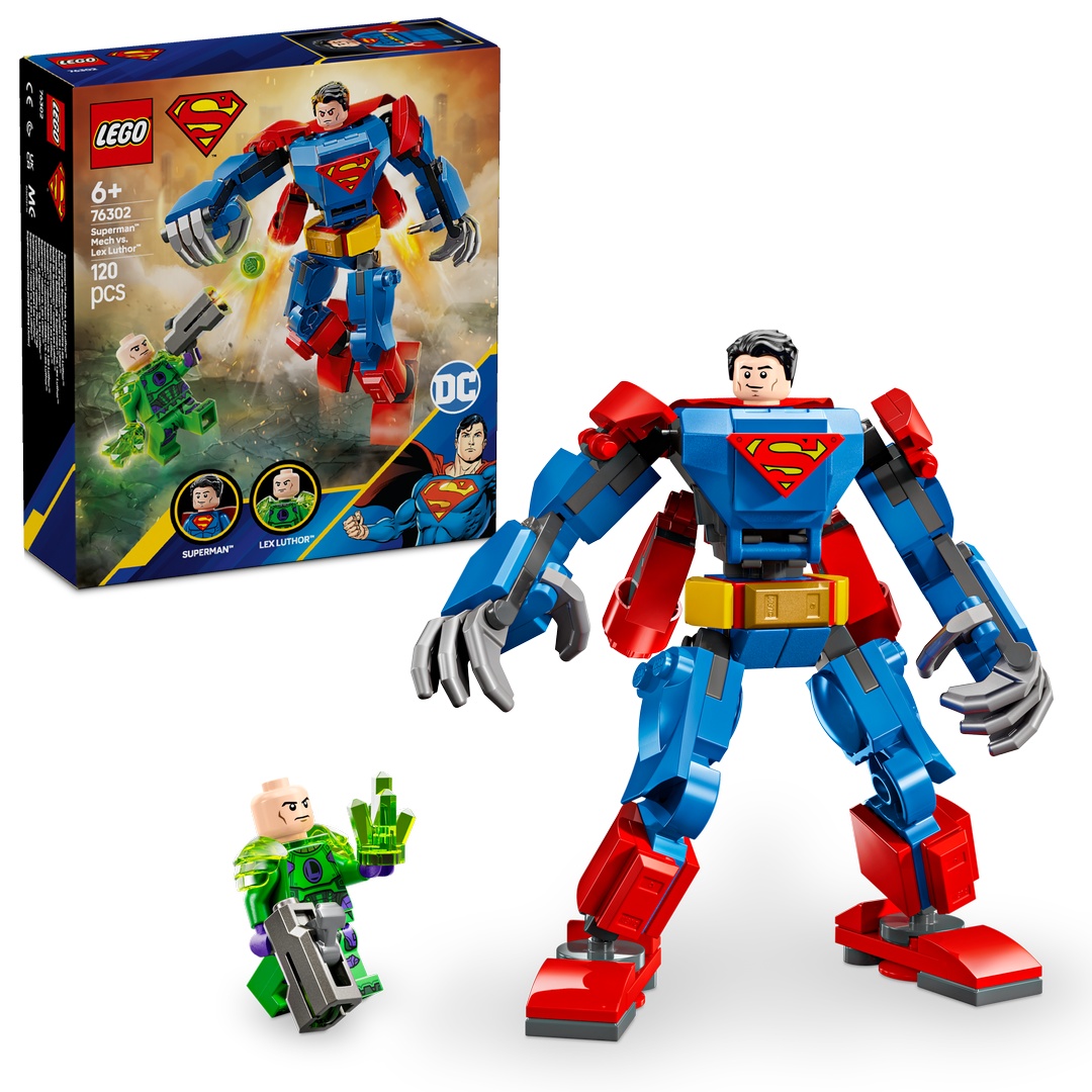 LEGO, DC, Comics, Super, Heroes, 76302, Superman, Mech, vs., Lex, Luthor LEGO DC Comics Super Heroes 76302 Superman Mech vs. Lex Luthor