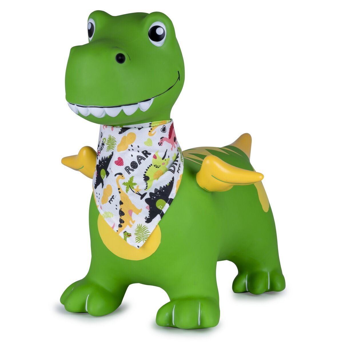 JAMARA Hüpftier Dino mit Flügel HoppyDoo grün mit Pumpe ab 12 Monaten