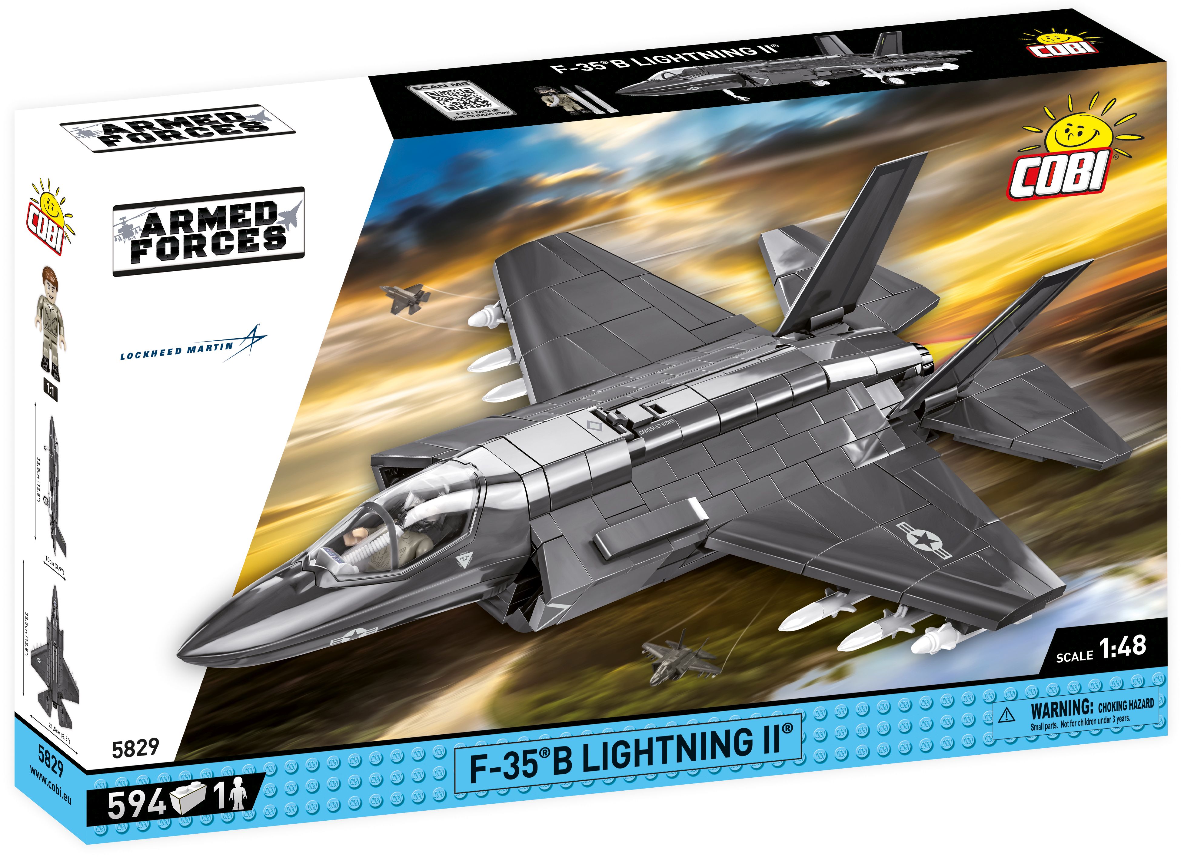 Cobi 5829 F-35B Lightning II USA Flugzeug, Jet, Kampfflugzeug, Person, Flugzeug, Jet, Kampfflugzeug, Person, Flugzeug, Jet, Kampfflugzeug, Person