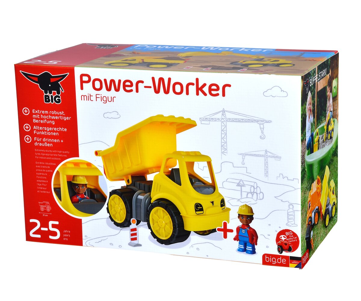 BIG Power Worker Midi Kipper (800054836) Person, Maschine, Rad, Spielzeug