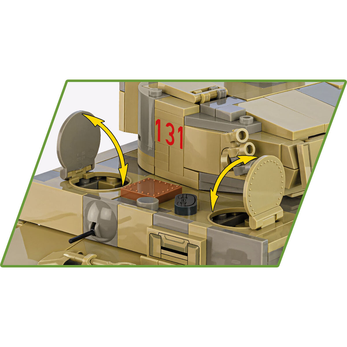 COBI 2588 - PANZER VI TIGER NO 131 SCALE 1:28 - Bild 9