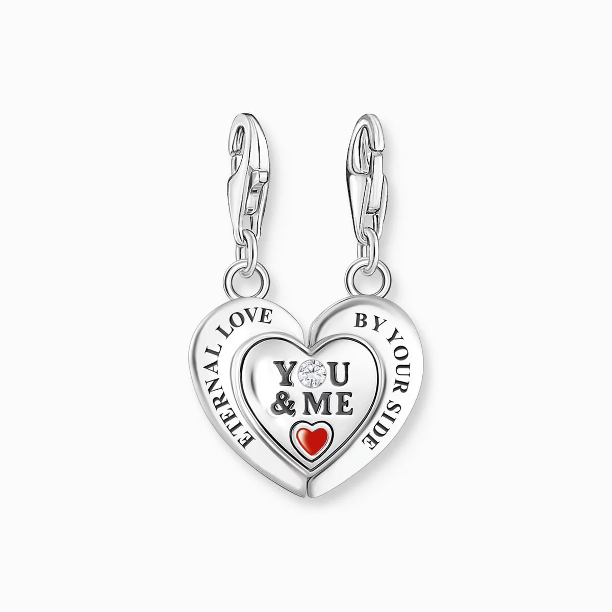 Thomas Sabo Anhänger Charm-Club You&Me Herz Silber 2108-691-21 Thomas Sabo Anhänger Charm-Club You&Me Herz Silber 2108-691-21