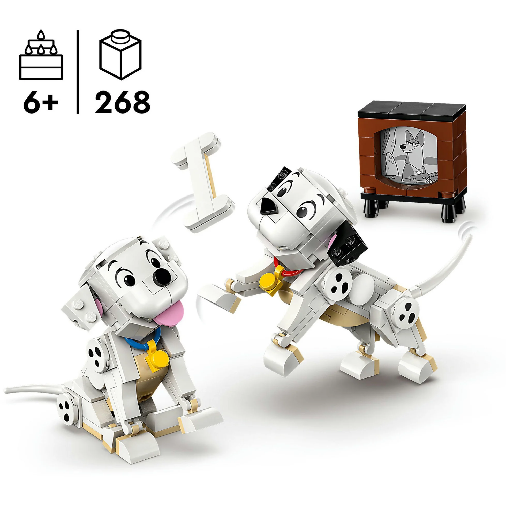 LEGO® Disney Classic 43271 Die Welpen Lucky und Penny aus 101 Dalmatiner LEGO® Disney Classic 43271 Die Welpen Lucky und Penny aus 101 Dalmatiner