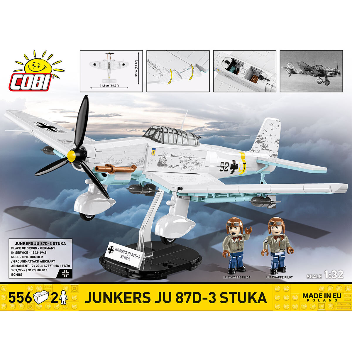 COBI 5768 - Junkers JU 87G-2 STUKA - Bild 4