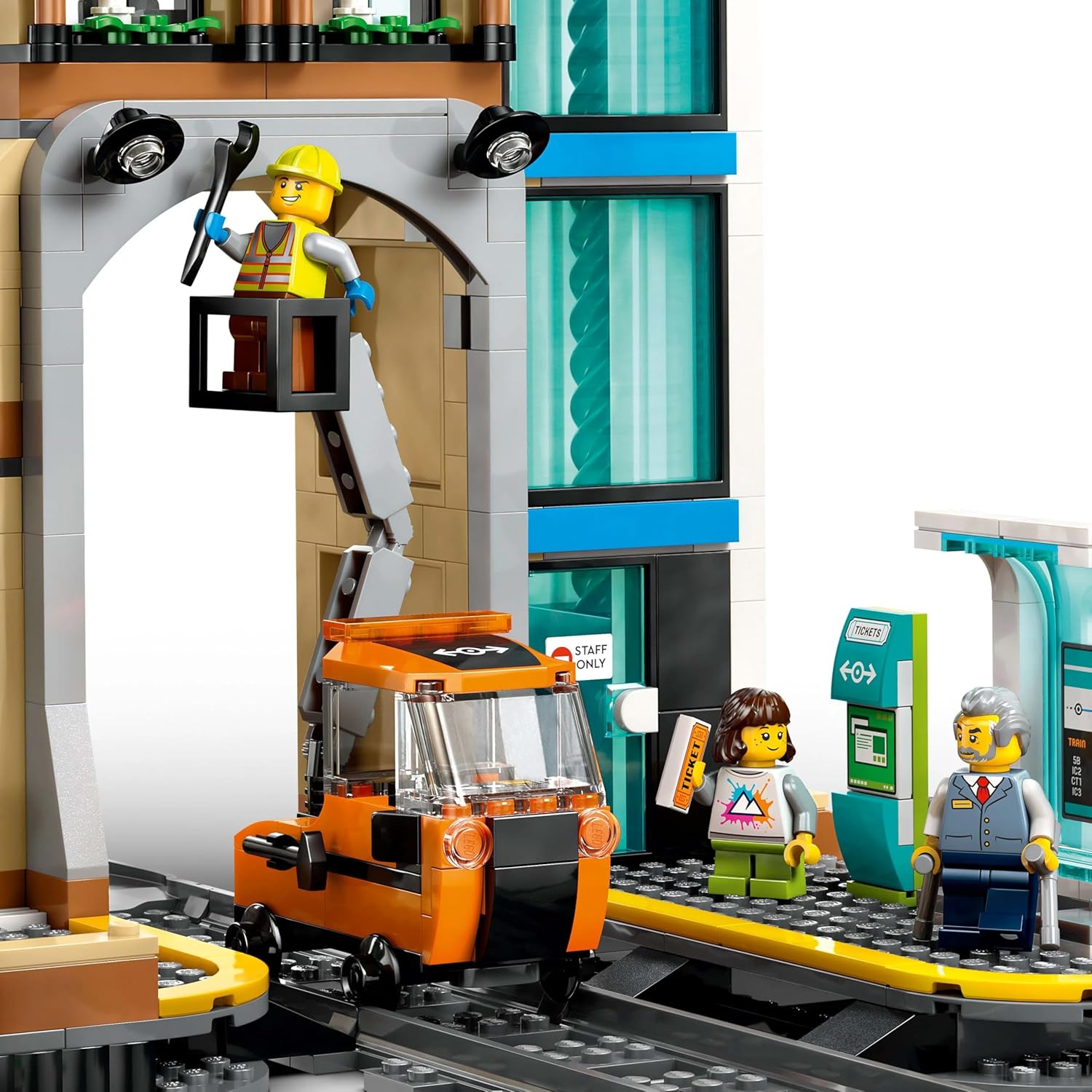 LEGO® City 60469 Hauptbahnhof Spielzeug, Person, Lego-Set