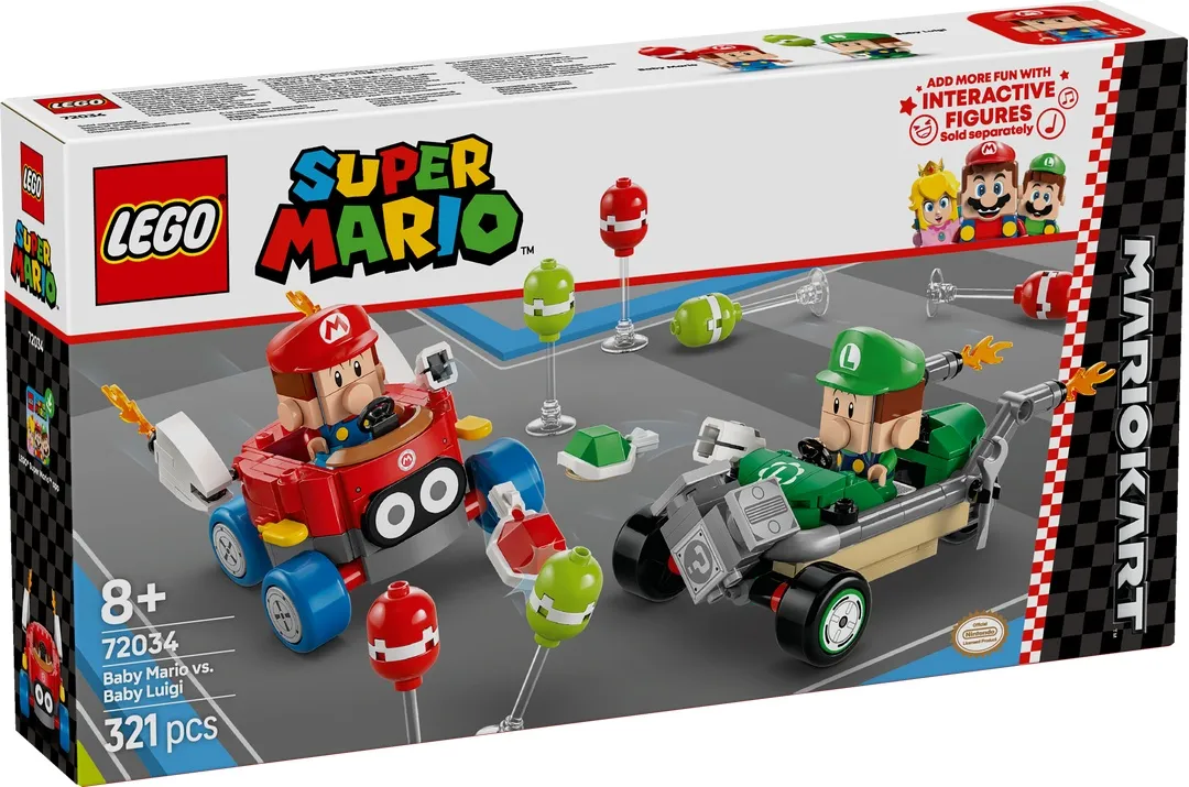 LEGO® Super Mario™ 72034 Baby Mario vs. Baby Luigi