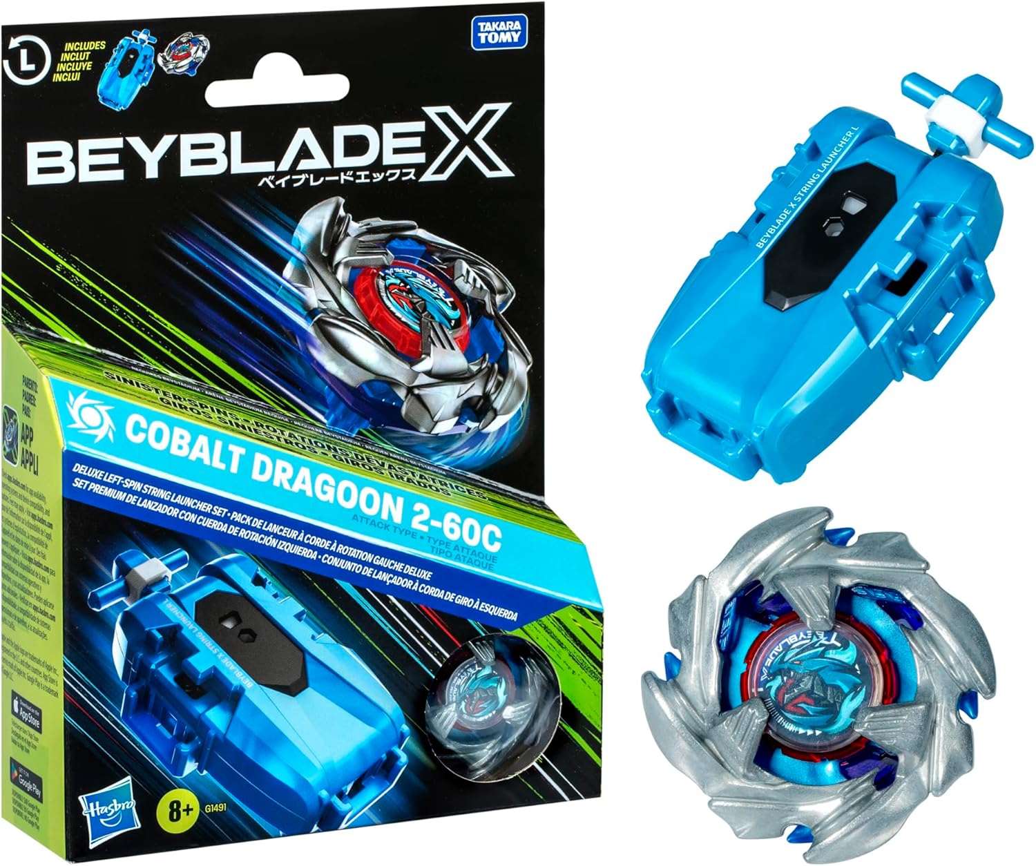 Beyblade, X, Deluxe, Launcher, Roosevelt Beyblade X Deluxe Launcher Roosevelt
