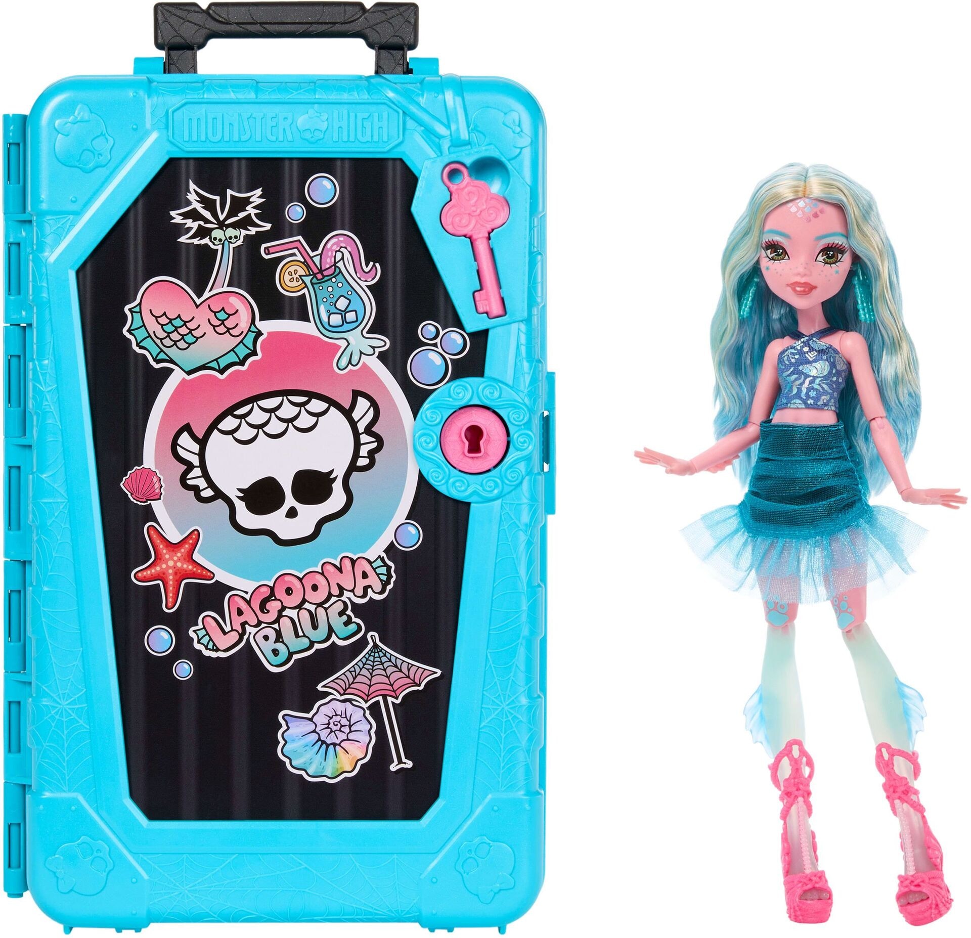 Produktfoto - Mattel - Monster High Verborgene Schätze Oase Lagoona - Modell MATTEL JDR51