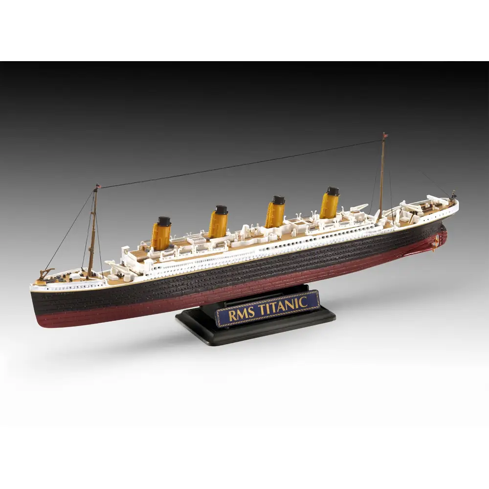 Revell 05727 Geschenk-Set R.M.S. Titanic Revell Modellbausatz mit Basiszubehör