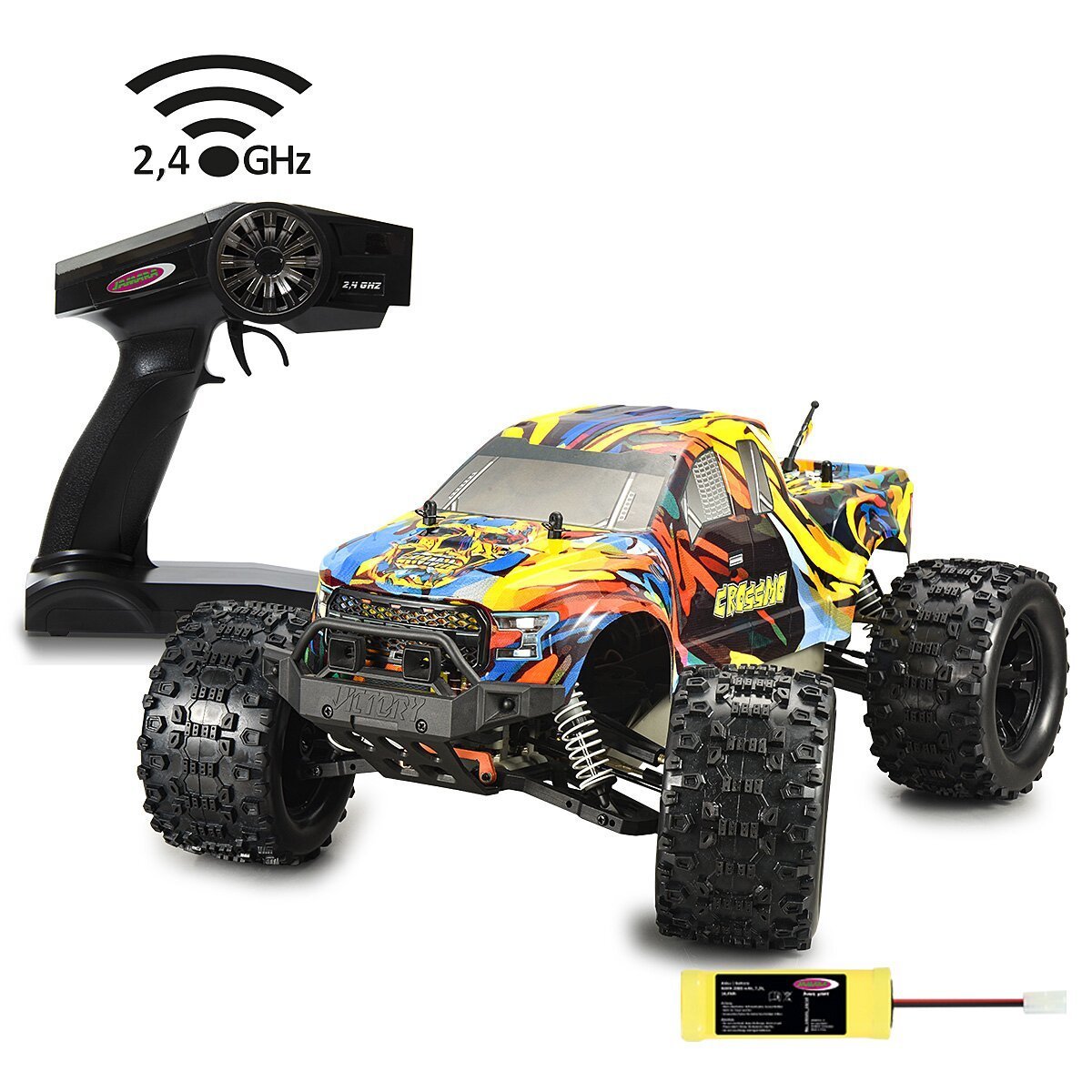 JAMARA Crossmo Monstertruck 4WD 1:10 NiMh 2,4GHz ab 14 Jahren