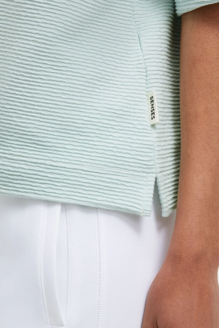 SENSES T-Sweat Damen Pastell-Limette