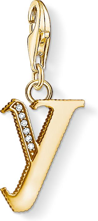 Thomas Sabo Anhänger Charm-Club Buchstabe Y Gold 1631-414-39 Thomas, Sabo, Anhänger, Charm-Club, Buchstabe, Y, Gold, 1631-414-39, Zubehor