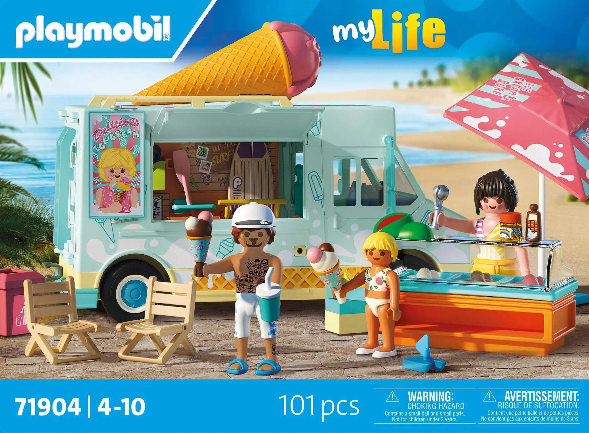 PLAYMOBIL 71904 My Life: Ice Cream Truck mit Surfshop PLAYMOBIL 71904 My Life: Ice Cream Truck mit Surfshop