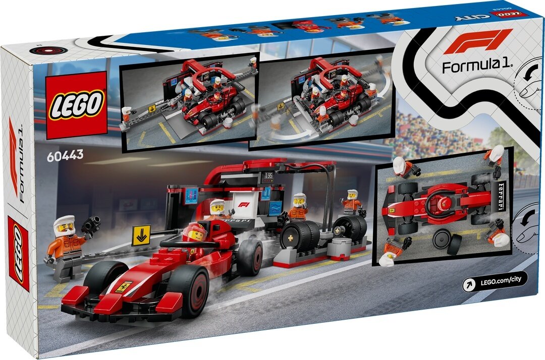 LEGO® City 60443 Confi2 'Jan Sportwagen, Fahrzeug, Rad, Formel Eins, Spielzeug