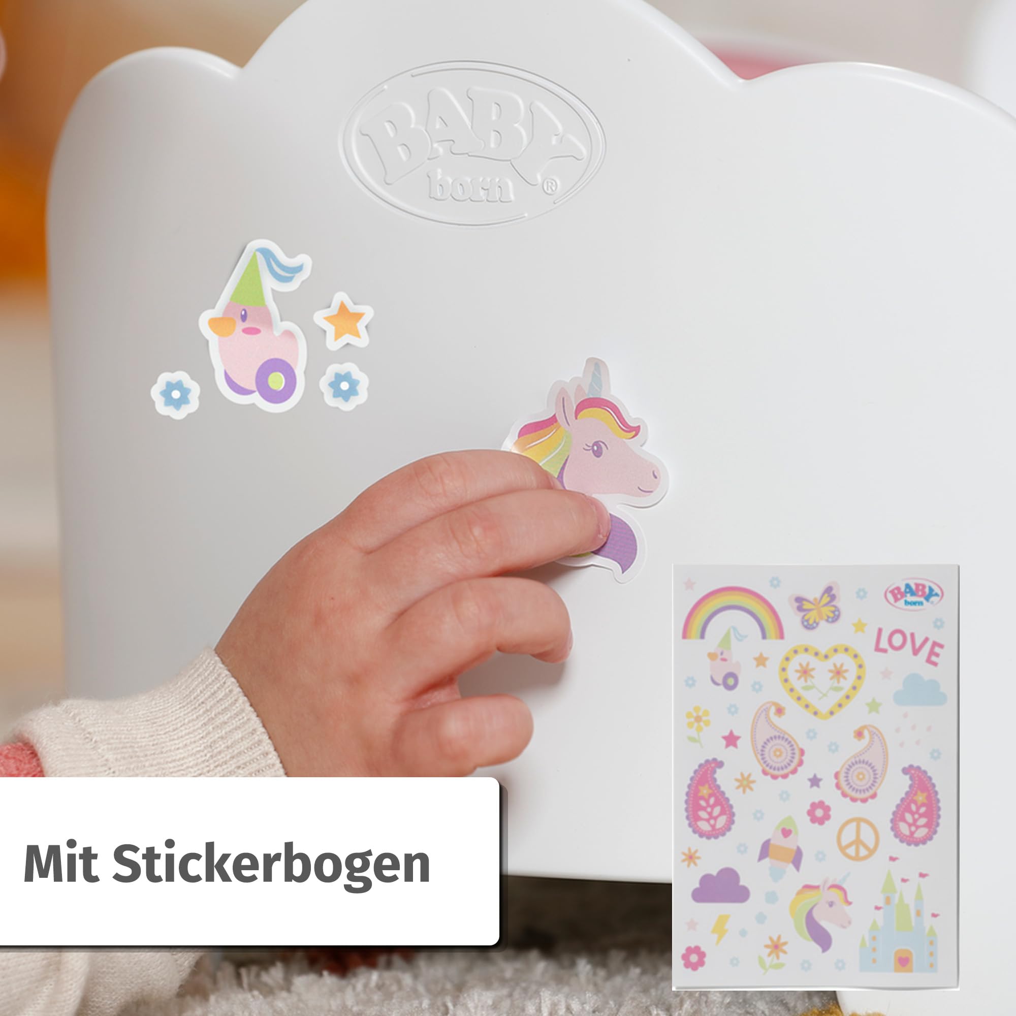 BABY born® Regenbogen Bett