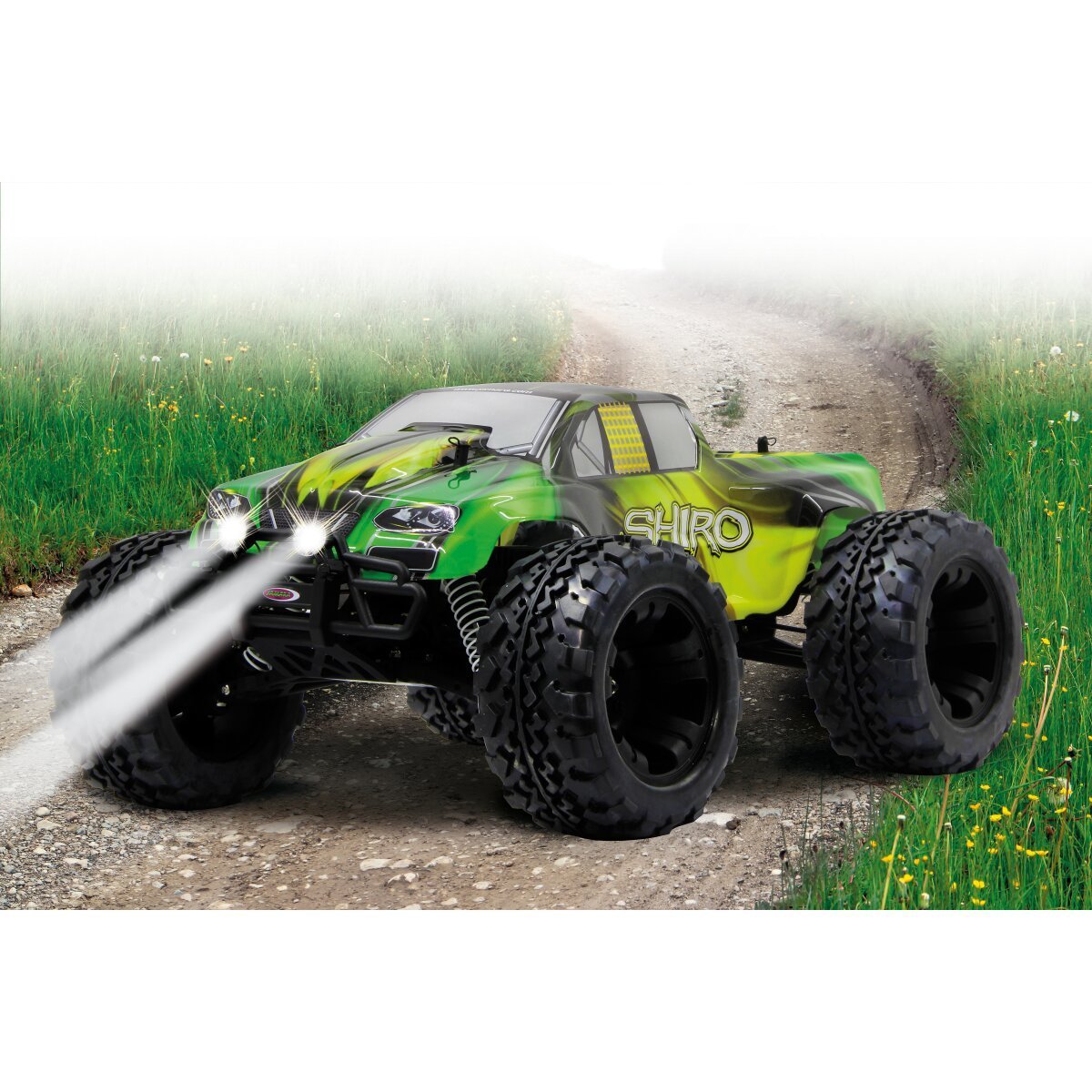 JAMARA Shiro Monstertruck 4WD 1:10 NiMh 2,4GHz mit LED ab 14 Jahren