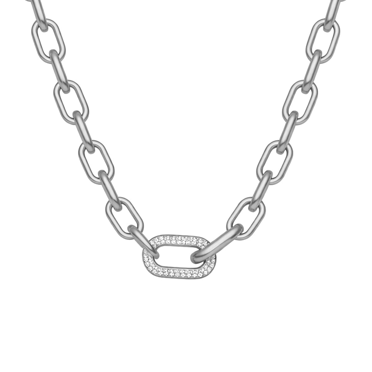Bering 469-17-450 Kette, Damen, Arctic Pavé, Silber