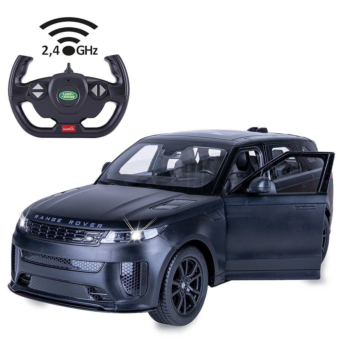 JAMARA Range Rover Sport SV 1:14 schwarz 2,4GHz Tür manuell ab 6 Jahren JAMARA Range Rover Sport SV 1:14 schwarz 2,4GHz Tür manuell ab 6 Jahren