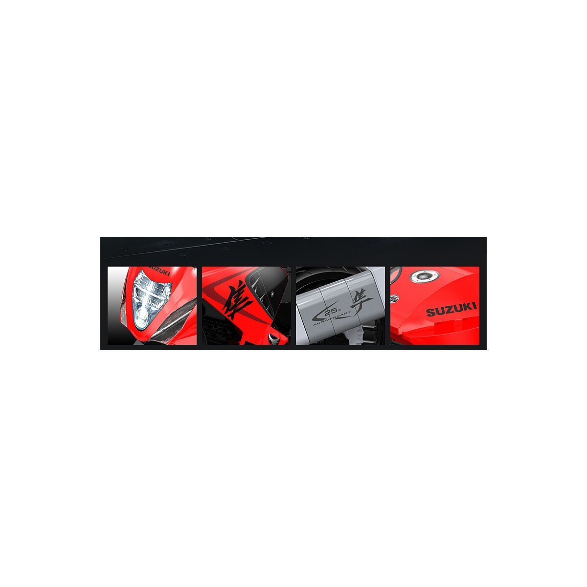 JAMARA CaDA Suzuki Hayabusa 1:12 rot Bricks ab 8 Jahren