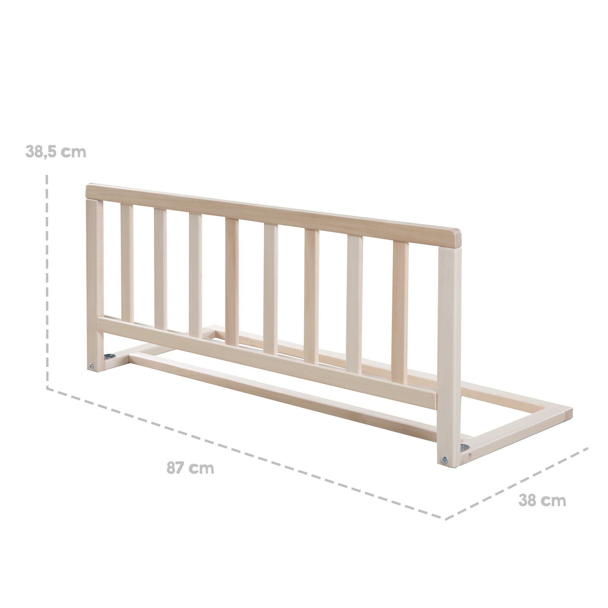 Roba 1570NA Bettschutzgitter Holz, 90cm natur lackiert - Bild 3 Roba 1570NA Bettschutzgitter Holz, 90cm natur lackiert - Produktbild 3