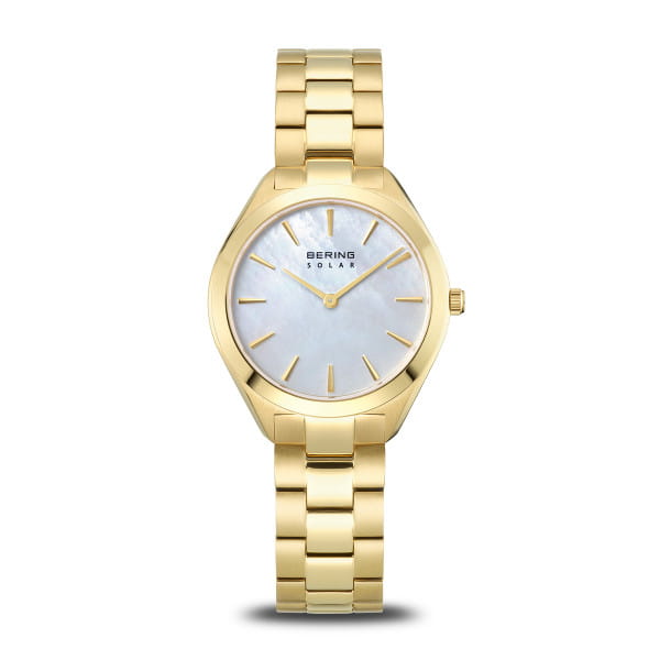 Bering 17331-734 Damenuhr, Edelstahl/Solar, Silber