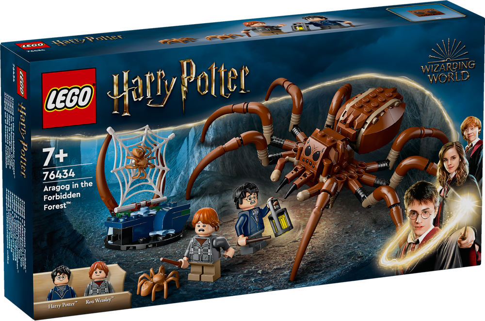 LEGO 76434 Harry Potter™ Aragog im Verbotenen Wald™ LEGO, 76434, Harry, Potter™, Aragog, im, Verbotenen, Wald™, Erwachsener, Weiblich, Person, Frau, Spinne