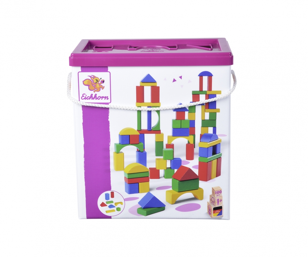 Eichhorn Bunte Holzbausteine 100010171 Eichhorn Bunte Holzbausteine 100010171