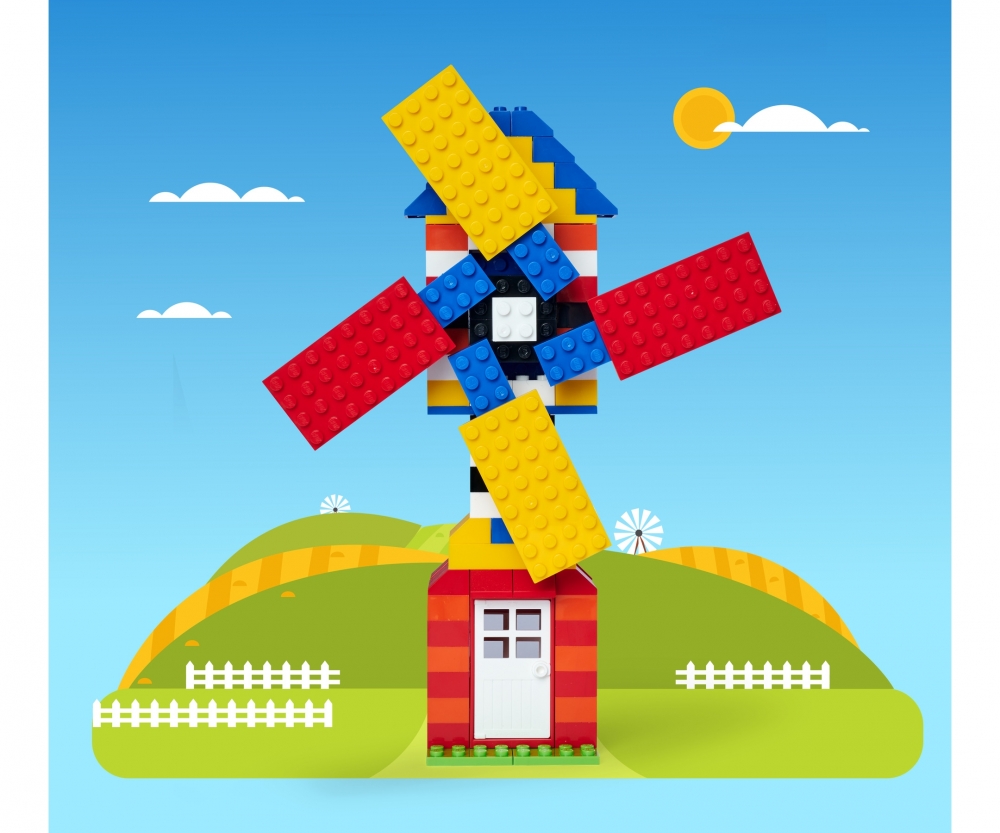 Androni Blox Eimer 500 Teile Androni Blox Eimer 500 Teile