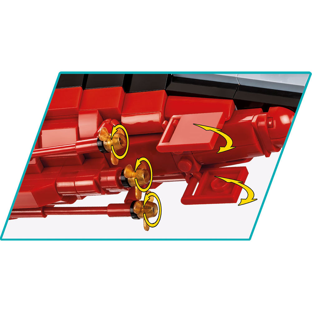 COBI 4835 - Battleship Gneisenau Maßstabb 1:300) - Bild 9