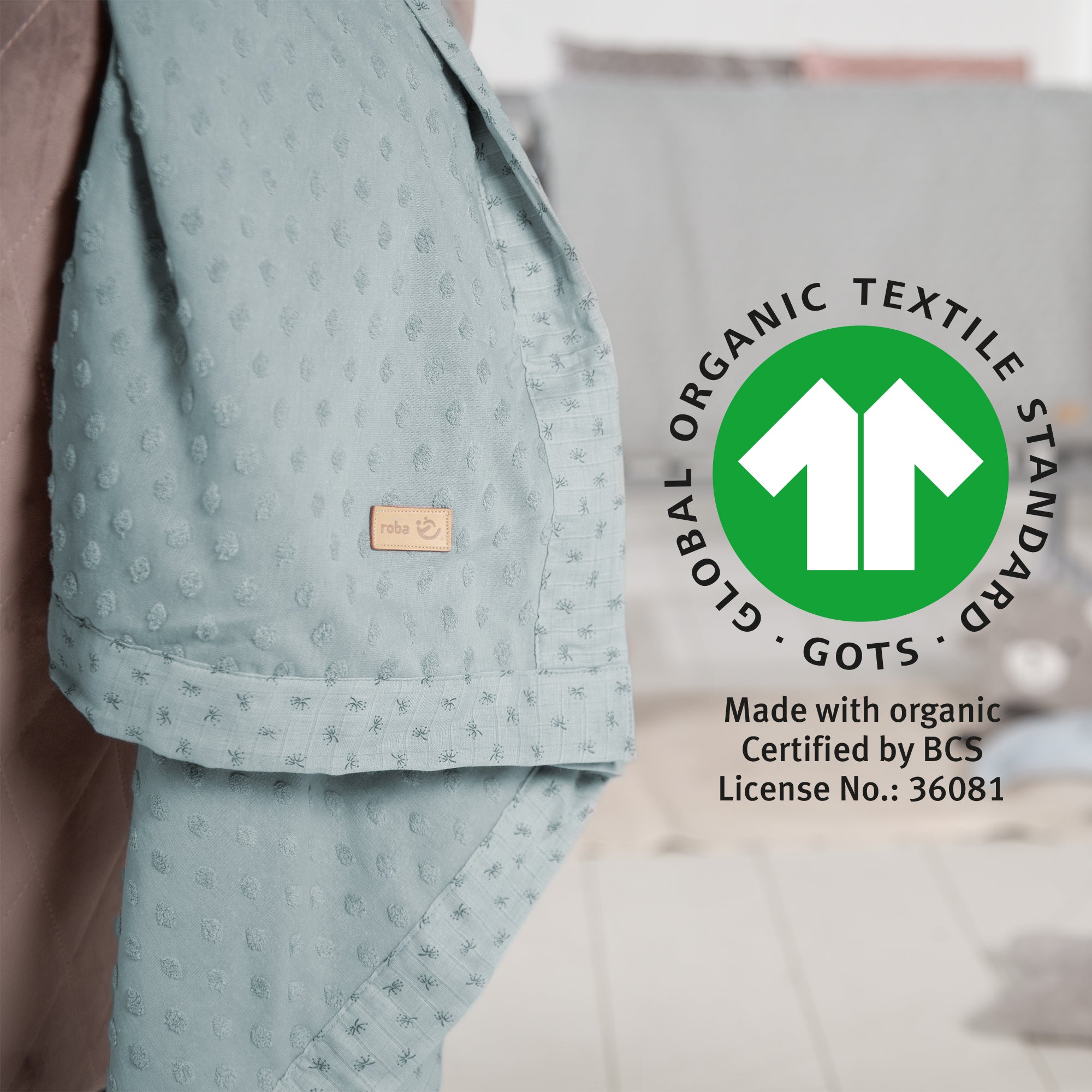 Roba 306111G228 Babydecke Lil Planet türkis hell blau – Heim Textilien - Produktbild 9