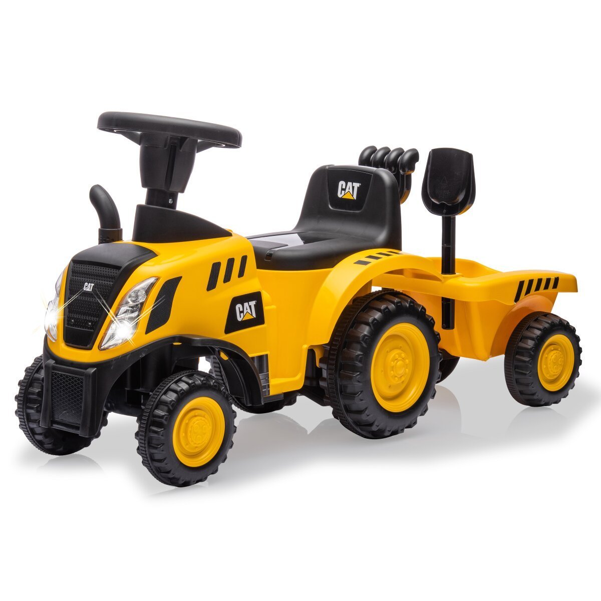 JAMARA Rutscher Caterpillar Traktor mit Anhänger gelb 2in1 ab 12 Monaten JAMARA Rutscher Caterpillar Traktor mit Anhänger gelb 2in1 ab 12 Monaten