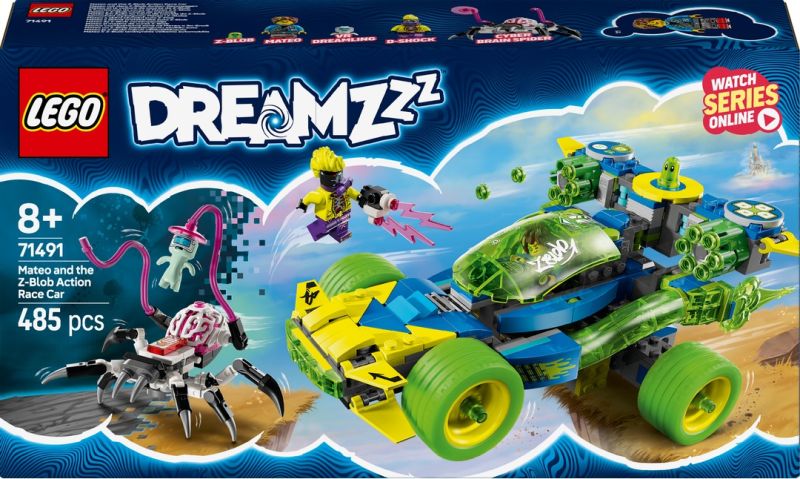LEGO® DREAMZzz™ 71491 Mateo mit dem Z-Blob Action-Rennwagen