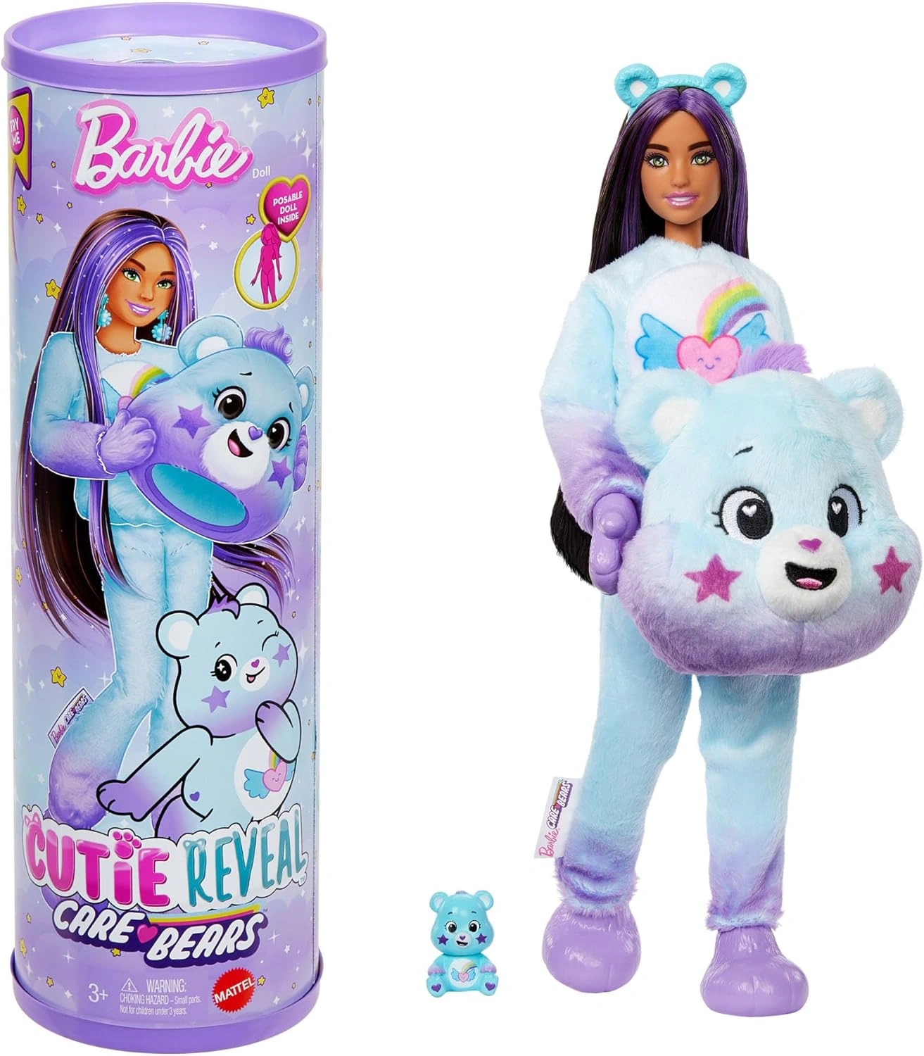 Barbie, CR, Barbie, x, Glücksbärchis, Dream, Bär Barbie CR Barbie x Glücksbärchis Dream Bär