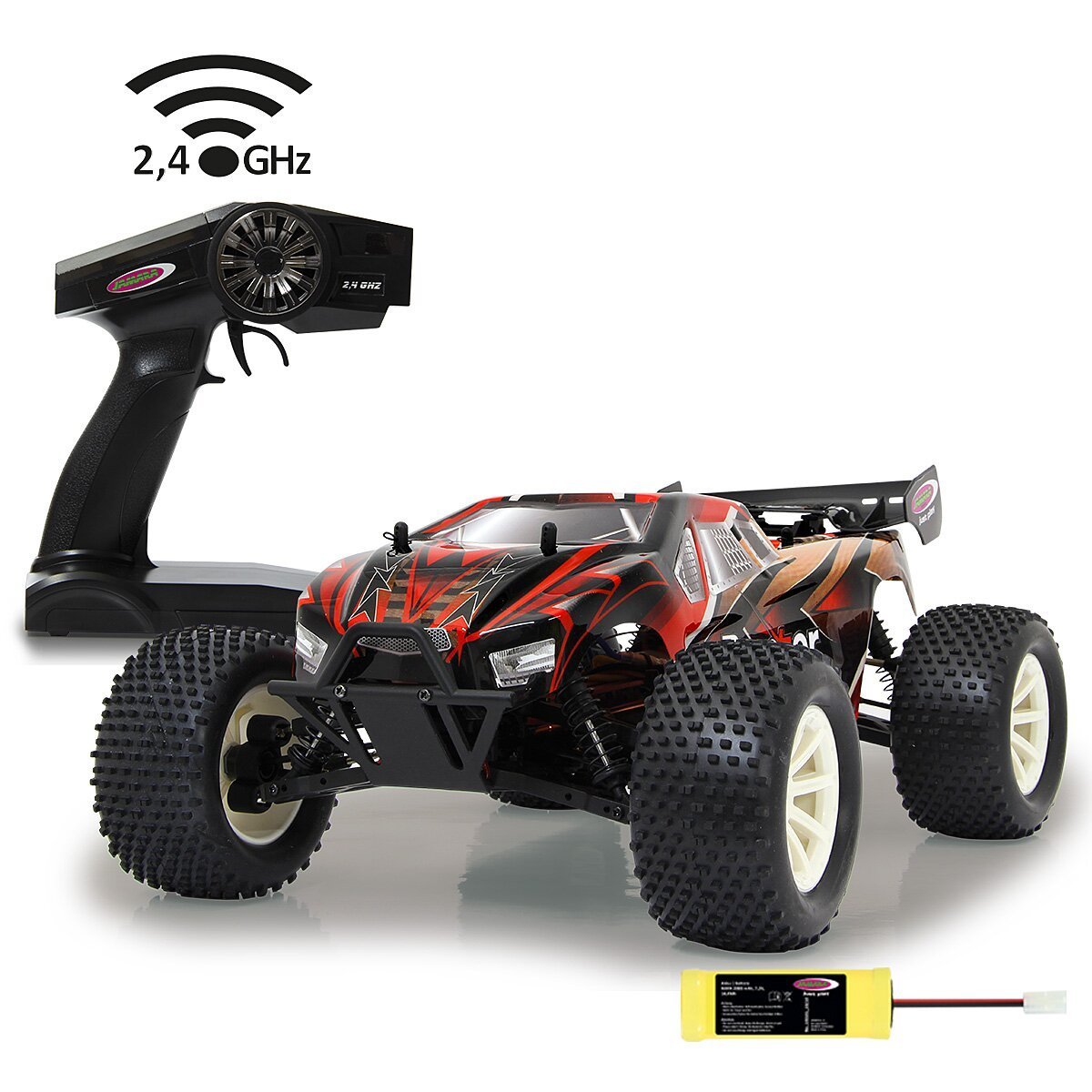 JAMARA Brecter Truggy 4WD 1:10 NiMh 2,4GHz ab 14 Jahren JAMARA Brecter Truggy 4WD 1:10 NiMh 2,4GHz ab 14 Jahren