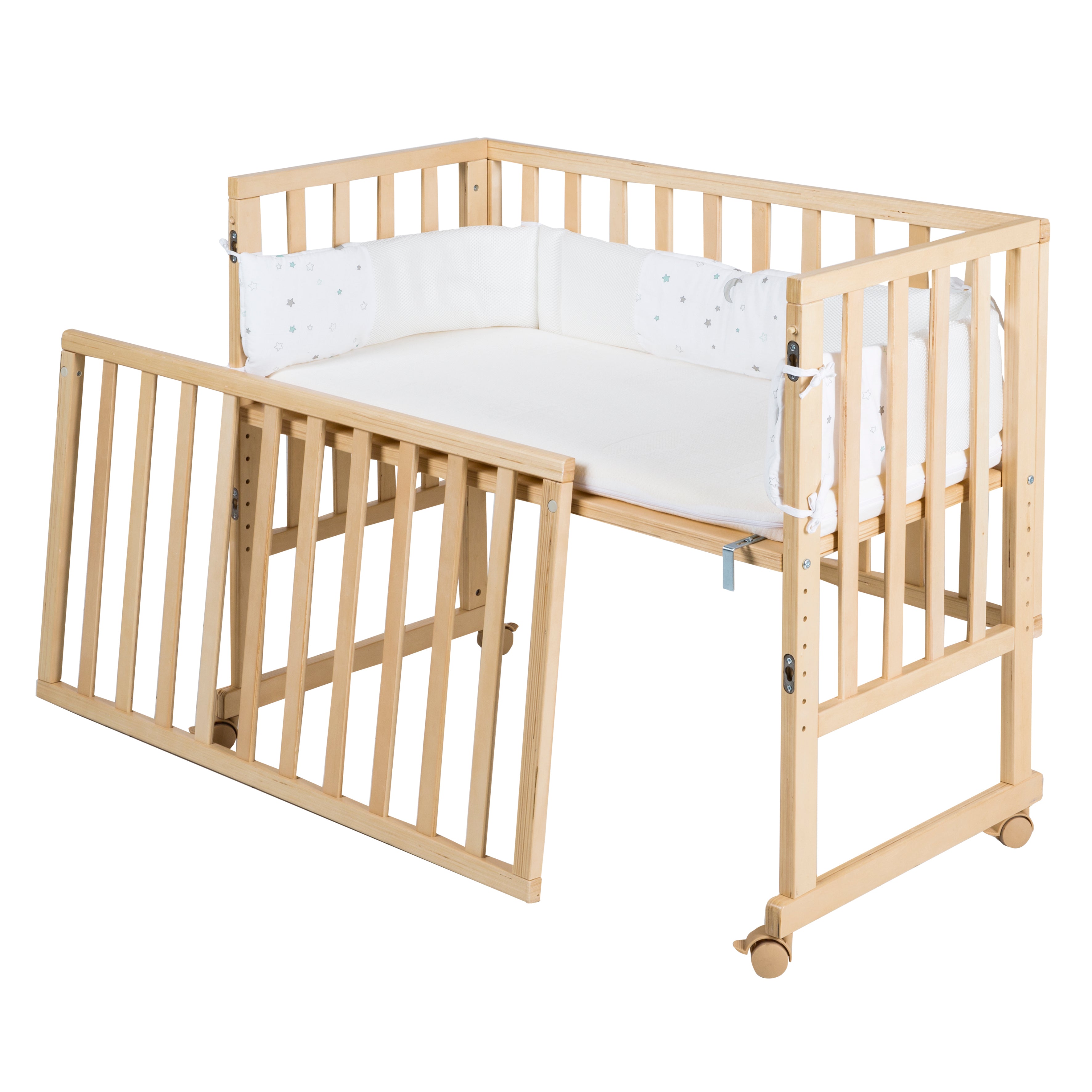 Roba 8960NL50V209 Stubenbett 3in1 Sternenzauber natur lackiert – Stubenbetten - Bild 8 Roba 8960NL50V209 Stubenbett 3in1 Sternenzauber natur lackiert – Stubenbetten - Produktbild 8