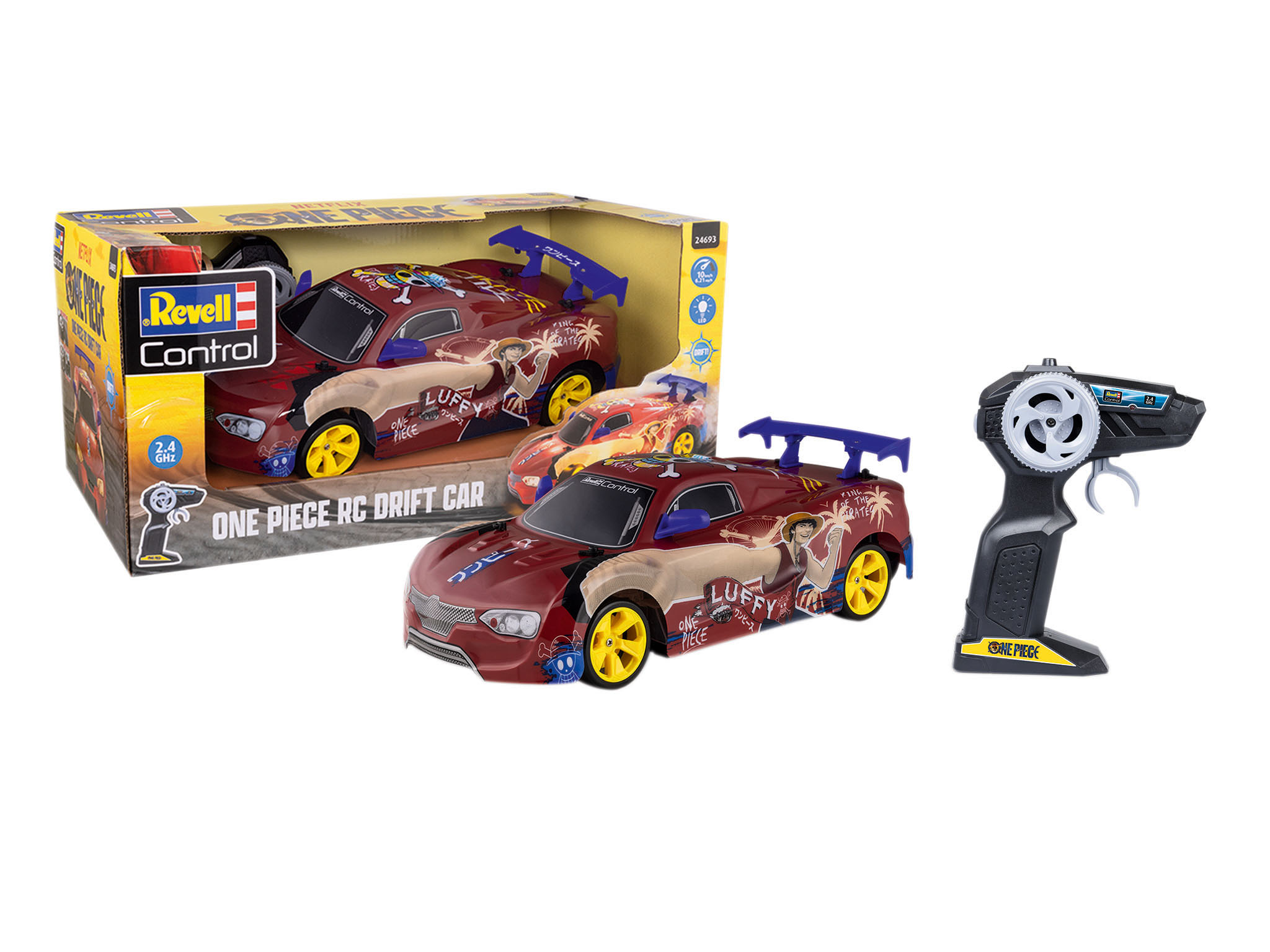 Revell 24693 One Piece RC Drift Car. ferngesteuert Leichtmetallfelge, Auto, Sprach, Fahrzeug, Rad