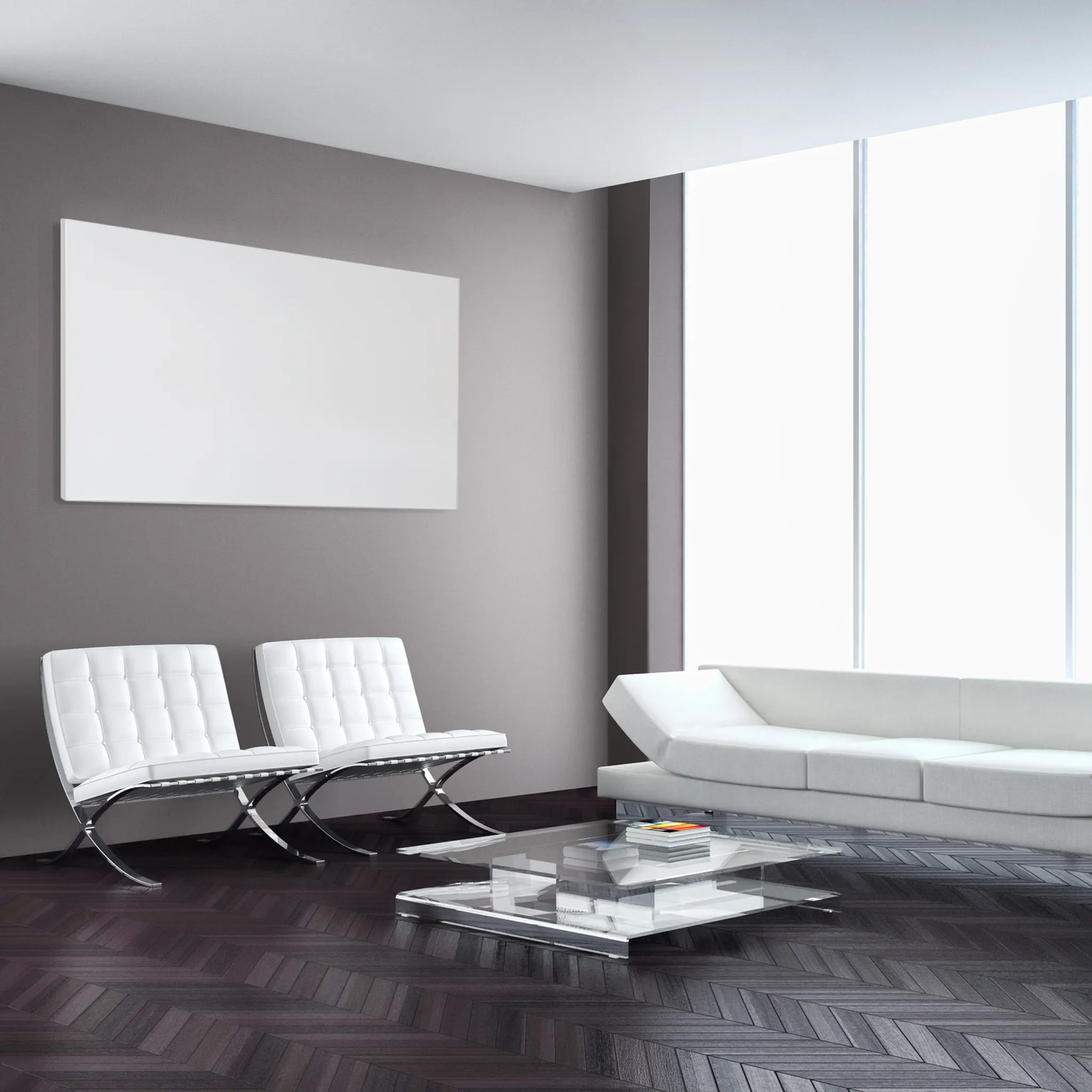 VIESTA® H900 Infrarotheizung Wandheizung 900 W – Infrarot Heizpaneel für Wandmontage, Weiß