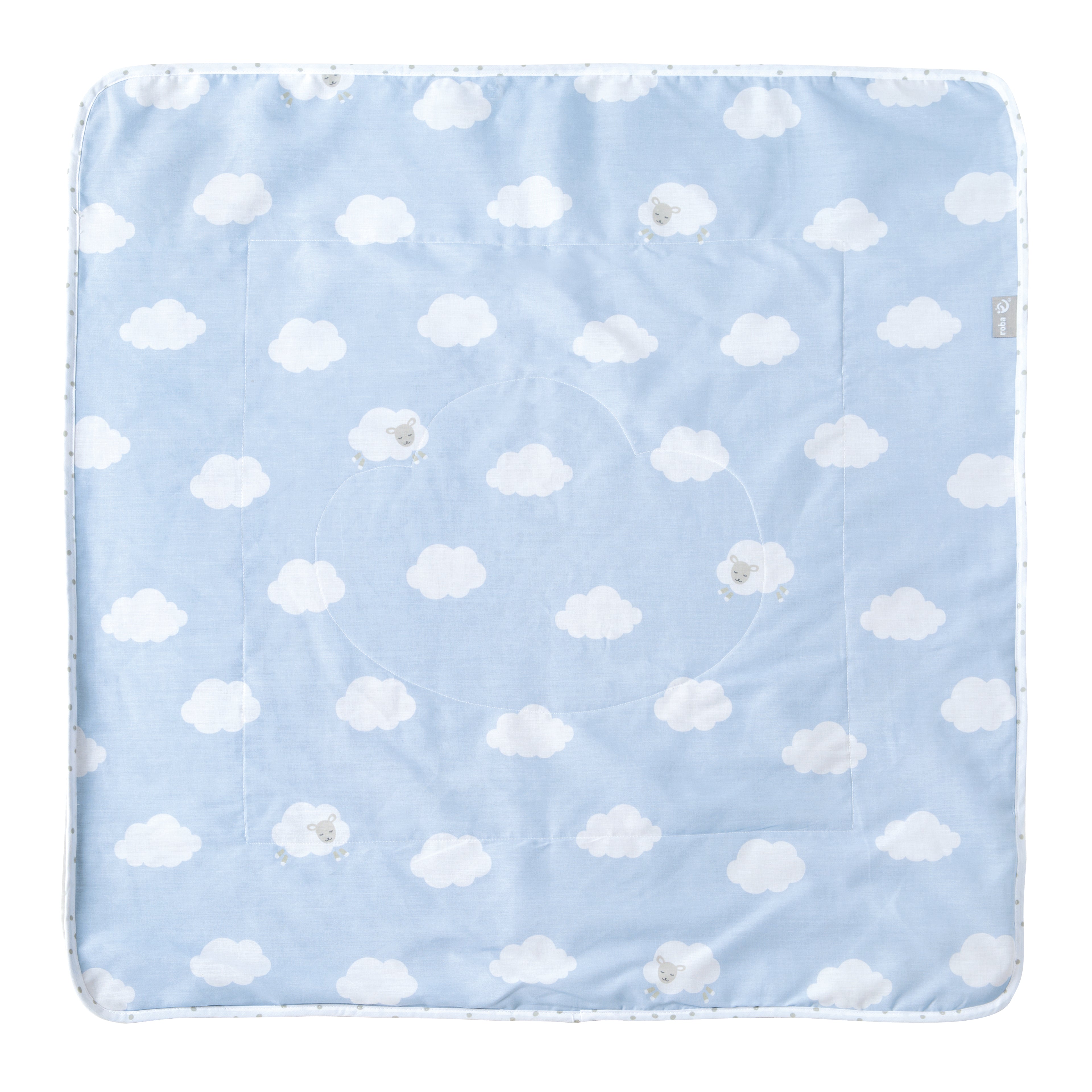 Roba 306100V203 Kuscheldecke Kleine Wolke blau – Heim Textilien - Bild 1 Roba 306100V203 Kuscheldecke Kleine Wolke blau – Heim Textilien - blau - Heim Textilien - Produktbild 1