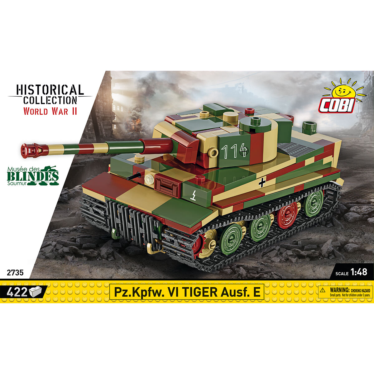 COBI 2735 - PZ.KPFW. VI TIGER AUSF. E, 1:48 - Bild 3 COBI 2735 - PZ.KPFW. VI TIGER AUSF. E, 1:48 - Bild 3