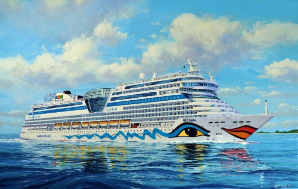 Revell 05230 Kreuzfahrtschiff AIDA Blu / Sol / Mar / Stella Modellbausatz Boot, Transport, Fahrzeug, Kreuzfahrtschiff, Schiff, Boot, Transport, Fahrzeug, Kreuzfahrtschiff, Schiff
