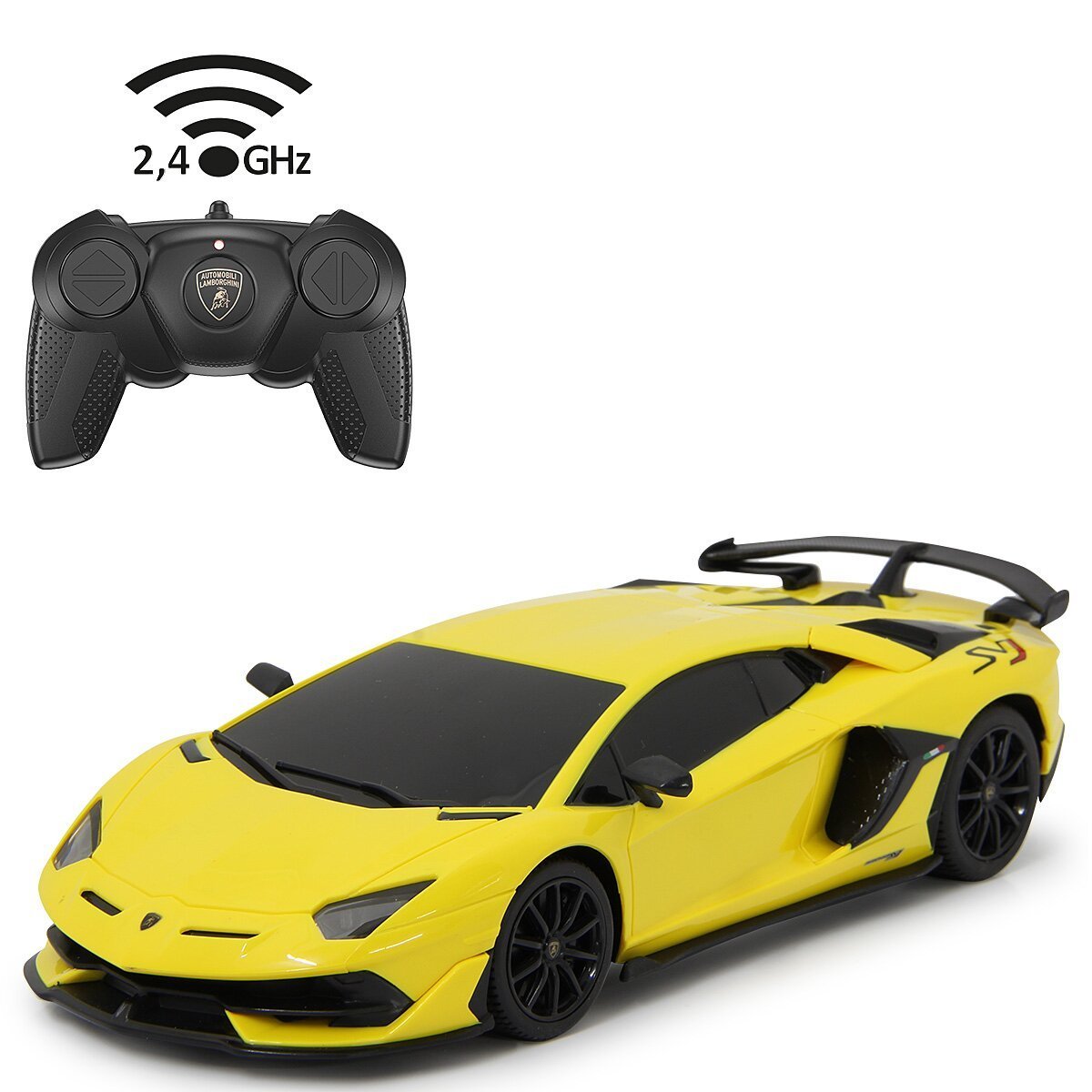 JAMARA Lamborghini Aventador SVJ 1:24 gelb 2,4GHz ab 6 Jahren
