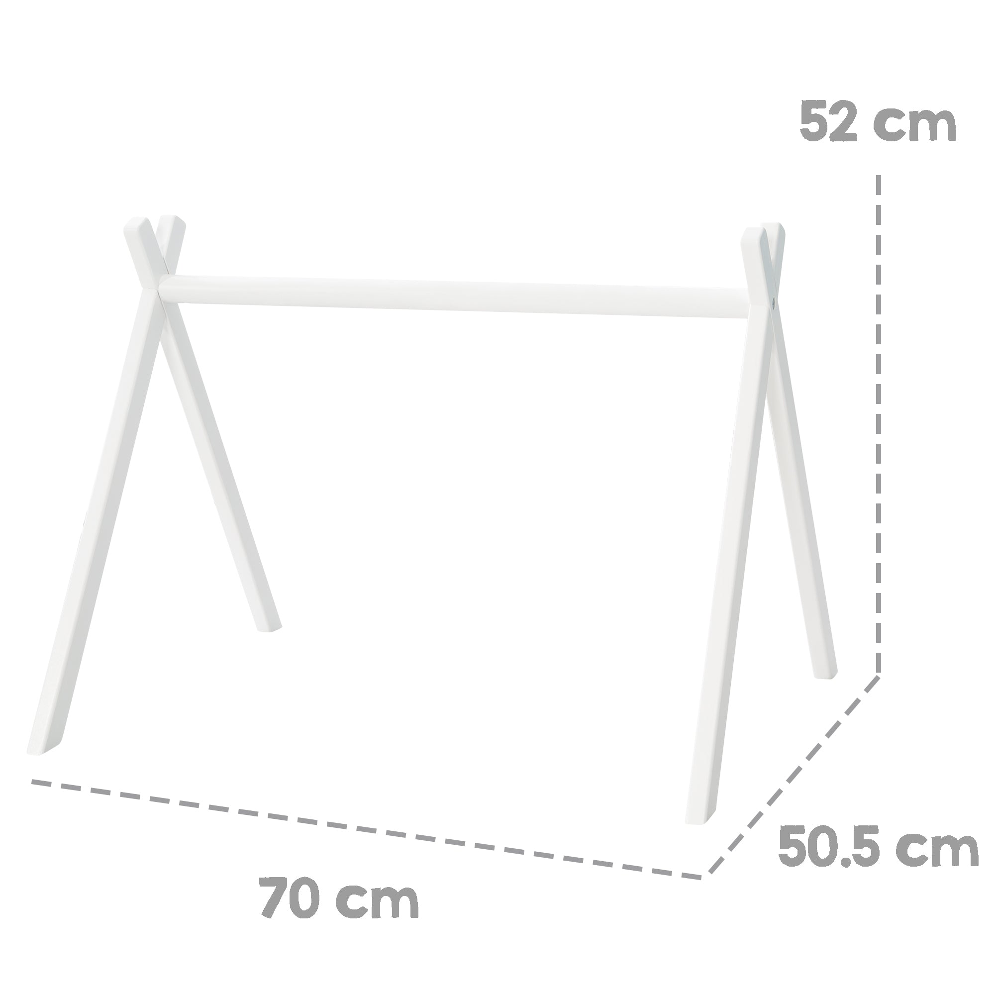 Roba 440100WE Spieltrapez weiß – Motorik & Lernen - Produktbild 3