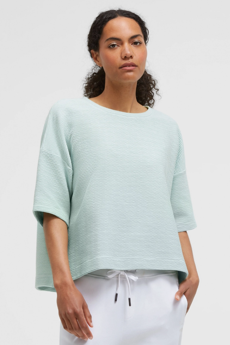 SENSES T-Sweat Damen Pastell-Limette SENSES T-Sweat Damen Pastell-Limette