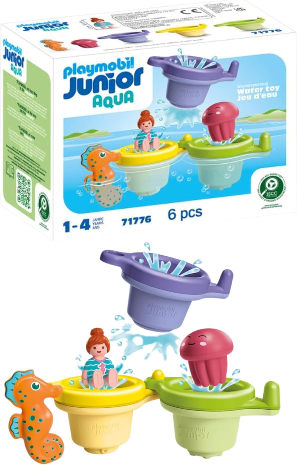 PLAYMOBIL 71776 junior aqua schwimmbecher mit wasserspass