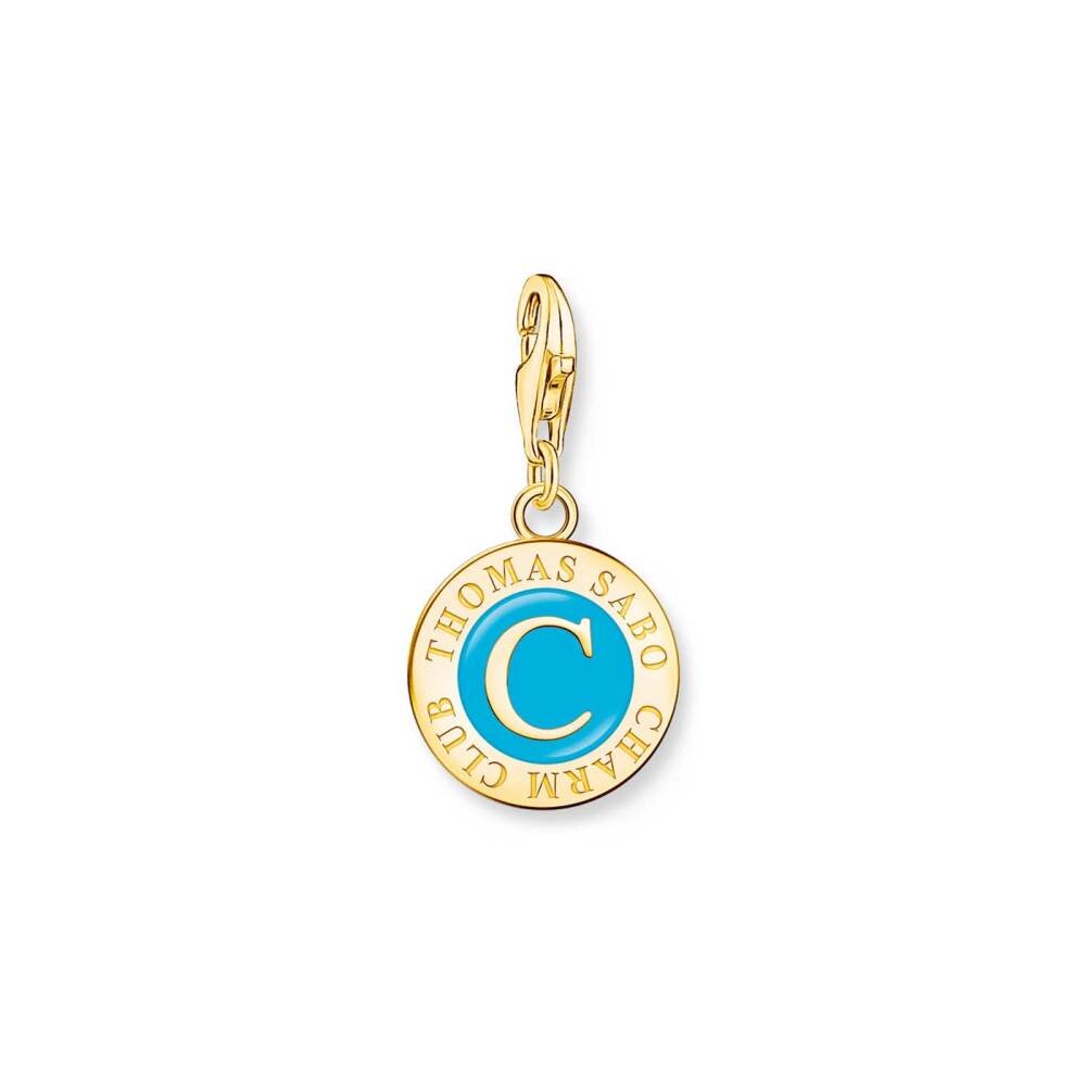 Thomas, Sabo, Anhänger, Charm-Club, Charmista, Coin, Blgo, 2099-427-17, Zubehor, Ohrring, Schmuck