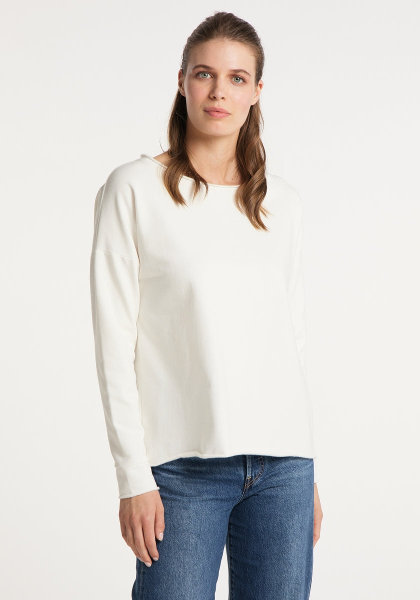 Elbsand Riane Sweatshirt in weiss, Produktfoto 1.