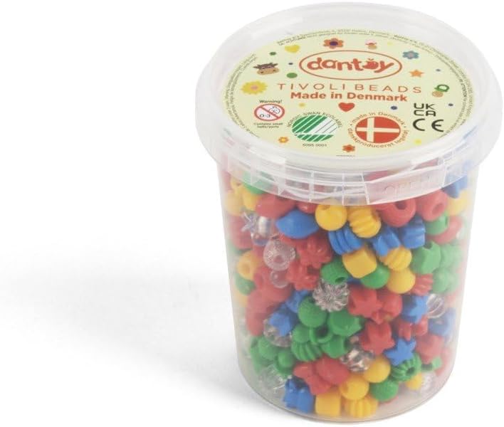 Dantoy, 5921, Classic, Tivoli, PerlenGroßpackung, mit, 520, Bastelperlen, ab, 3, Jahren Dantoy 5921 Classic Tivoli PerlenGroßpackung mit 520 Bastelperlen ab 3 Jahren