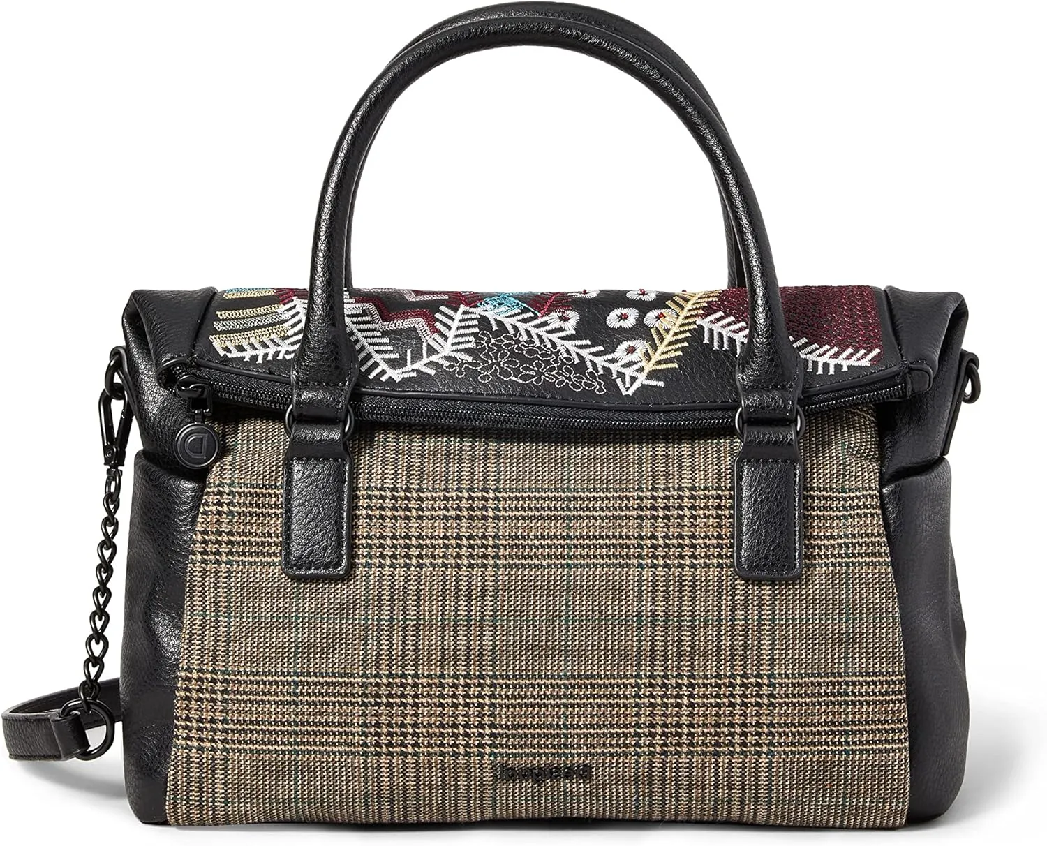 Desigual Damen Handtasche 20WAXPD1/2006 „Wings Loverty“ - Dunkelgrau Desigual Damen Handtasche 20WAXPD1/2006 „Wings Loverty“ - Dunkelgrau
