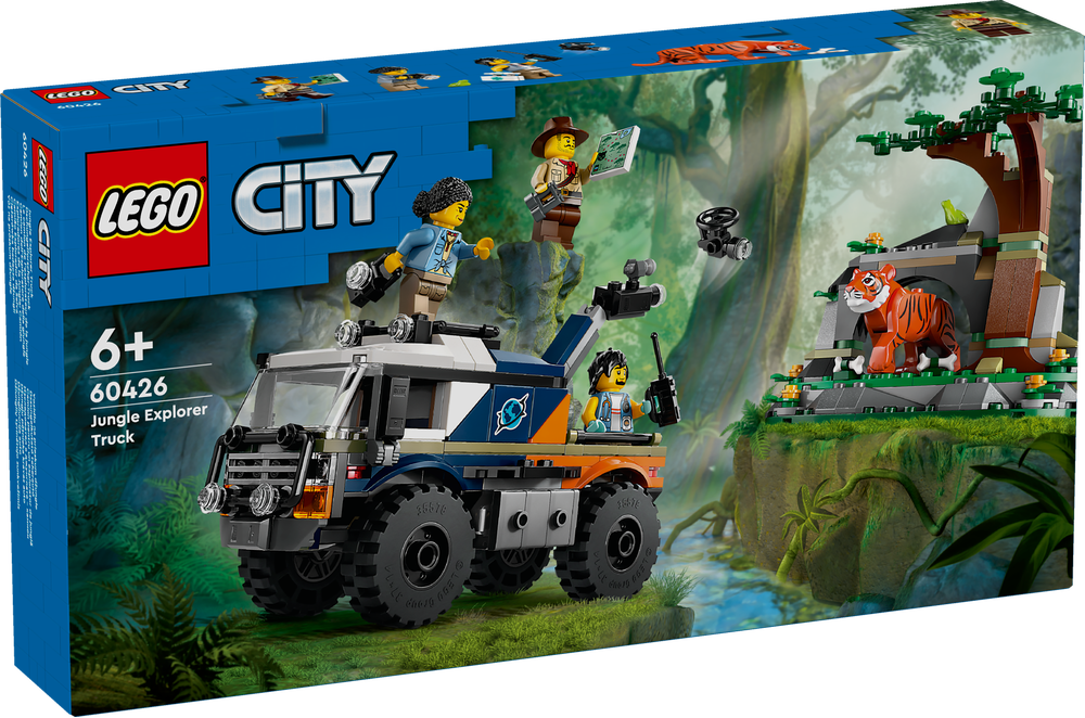 LEGO, 60426, City, Dschungelforscher-Truck, Maschine, Rad, Spielzeug, Person