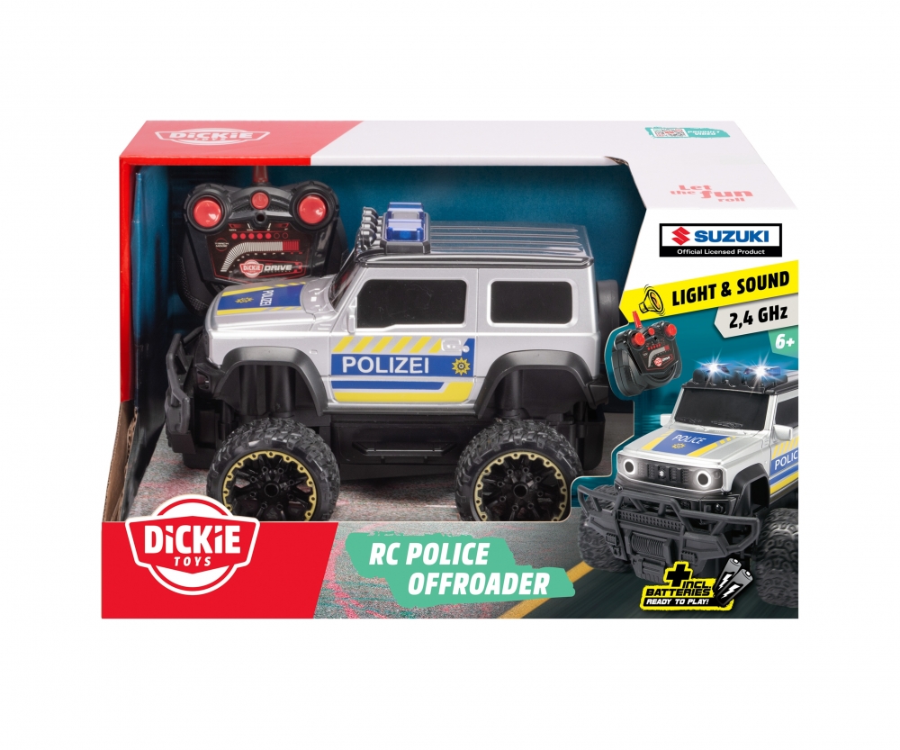 Dickie Toys RC Suzuki Jimny Police 10005191 Maschine, Rad